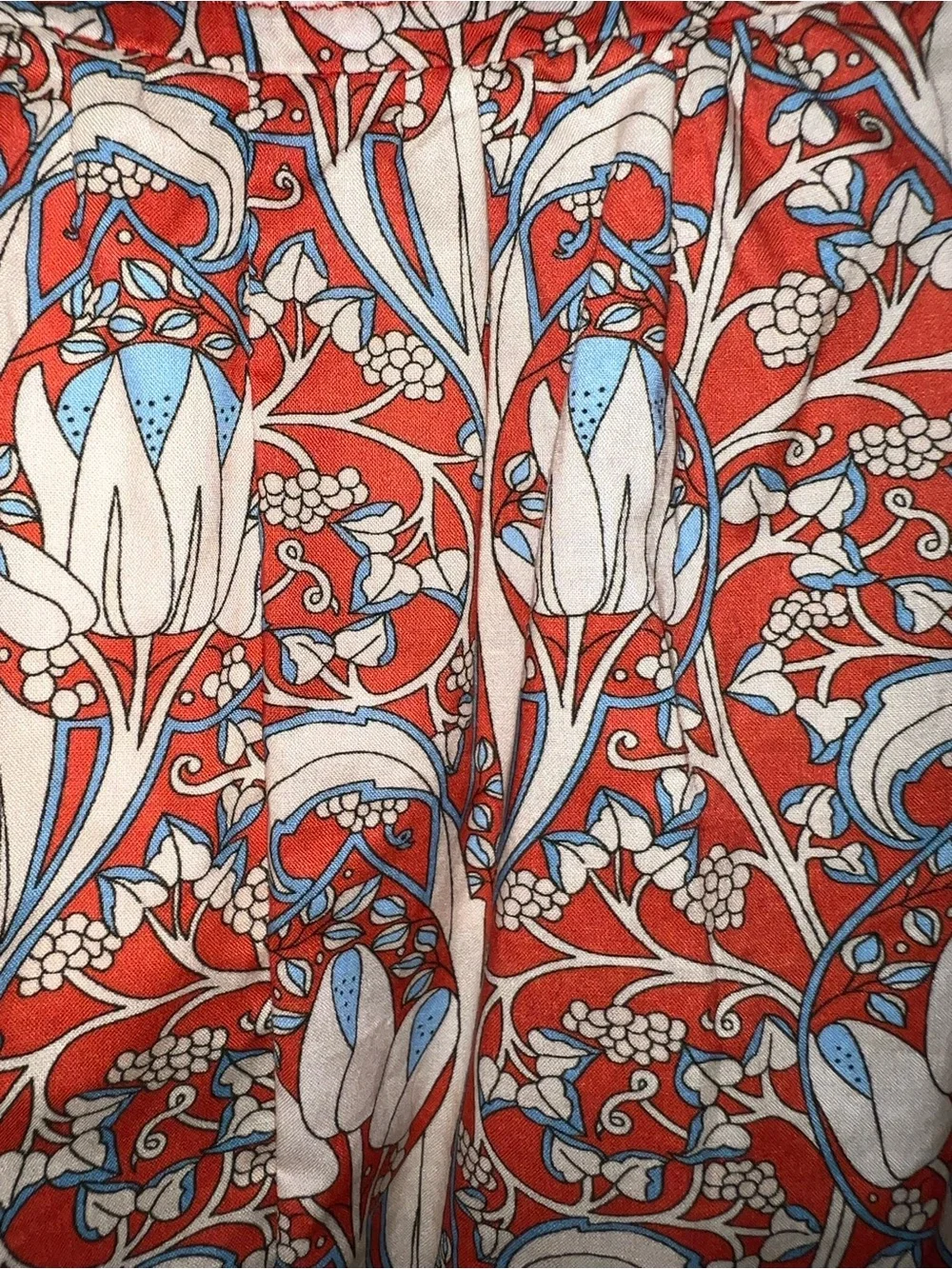 Voy 3/4 sleeve floral shirt size medium - Picture 8 of 9